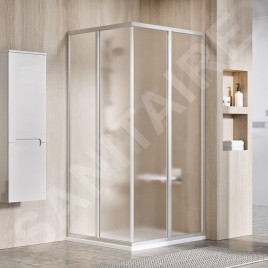 Ravak Supernova - Porte de douche SRV2-80 S, 770-790 mm, satiné/verre Grape 14V40UO2ZG