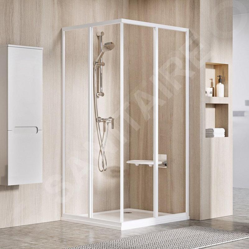 Ravak Supernova - Porte de douche SRV2-100 S, 970-990 mm, blanc/verre clair 14VA01O2Z1 Ravak Supernova - Porte de douche SRV2-100 S, 970-990 mm, blanc/verre clair 14VA01O2Z1