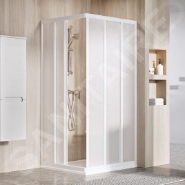 Ravak Supernova - Porte de douche ASRV3-75, 720-740 mm, blanc/Pearl 15V301R211