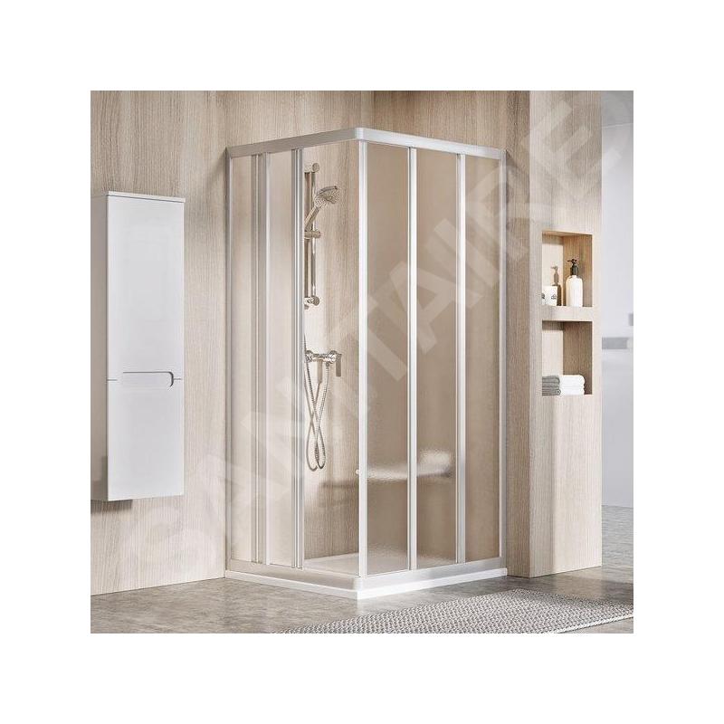 Ravak Supernova - Porte de douche ASRV3-75, 720-740 mm, satiné/verre Grape 15V30UR2ZG