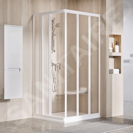 Ravak Supernova - Porte de douche ASRV3-80, 770-790 mm, blanc/verre Grape 15V401R2ZG