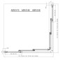 Ravak Supernova - Porte de douche ASRV3-80, 770-790 mm, blanc/verre Grape 15V401R2ZG Ravak Supernova - Porte de douche ASRV3-80, 770-790 mm, blanc/verre Grape 15V401R2ZG