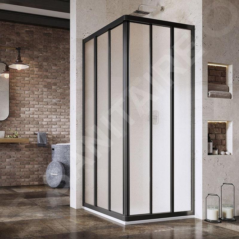 Ravak Supernova - Porte de douche ASRV3-90, 870-890 mm, noir/verre Grape 15V703R2ZG Ravak Supernova - Porte de douche ASRV3-90, 870-890 mm, noir/verre Grape 15V703R2ZG