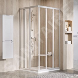 Ravak Supernova - Porte de douche ASRV3-90, 870-890 mm, verre satiné/clair 15V70UR2Z1