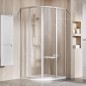 Ravak Supernova - Cabine de douche quart de rond en quatre parties SKCP4-80, 775-795 mm, satiné/verre Grape 3114OU02ZG Ravak Supernova - Cabine de douche quart de rond en quatre parties SKCP4-80, 775-795 mm, satiné/verre Grape 3114OU02ZG