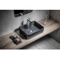 Sapho Balena - Lavabo à poser 480x370 mm, sans trop-plein, trou pour robinet, noir mat BH7013B Sapho Balena - Lavabo à poser 480x370 mm, sans trop-plein, trou pour robinet, noir mat BH7013B
