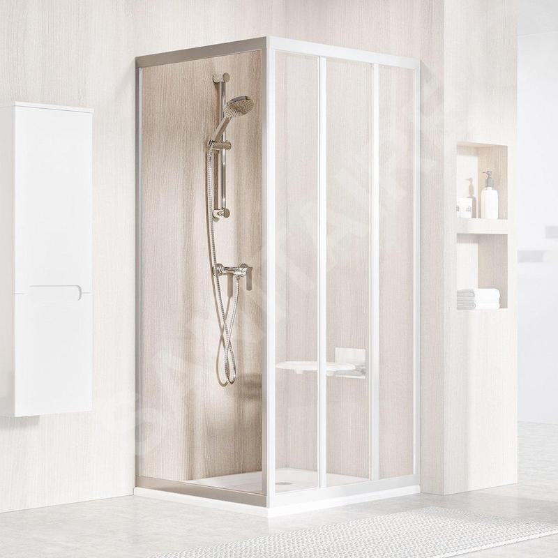 Ravak Supernova - Paroi de douche APSS-75, 720-755 mm, verre satiné/clair 94030UR2Z1