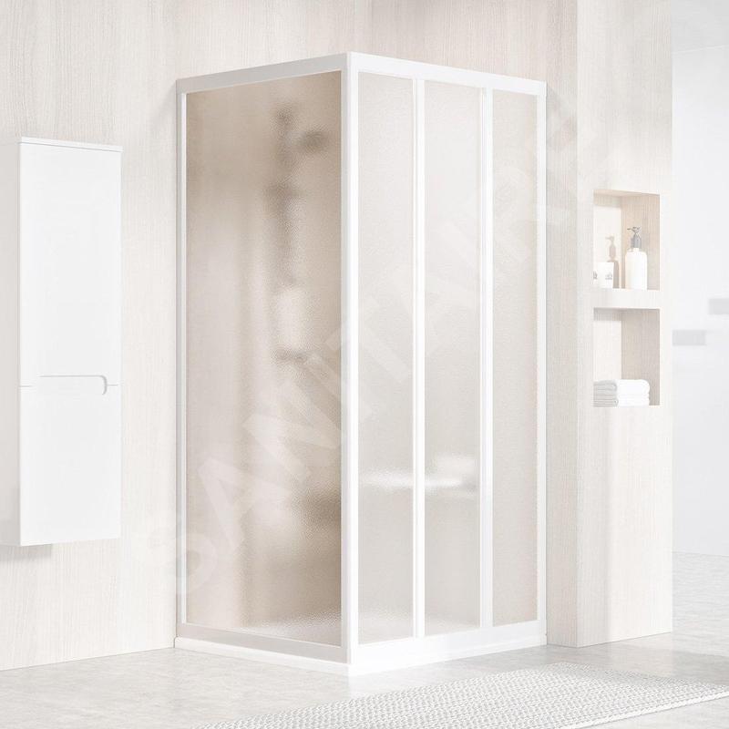 Ravak Supernova - Paroi de douche APSS-80, 770-805 mm, blanc/verre Grape 940401R2ZG