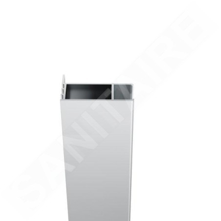 Ravak Chrome - Profilé d'installation rallongé CNPS pour parois CPS, hauteur 1950 mm, satin E778801U19400