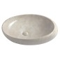 Sapho Dalma - Vasque à poser 680x440 mm, sans trop-plein, sans trou pour robinet, marfil MM327 Sapho Dalma - Vasque à poser 680x440 mm, sans trop-plein, sans trou pour robinet, marfil MM327