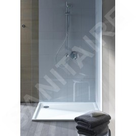 Duravit Starck Slimline - Receveur de douche 1000x900 mm, Anti-Slip, blanc 720120000000001