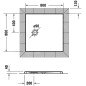 Duravit Tempano - Receveur de douche800x800 mm, blanc 720187000000000