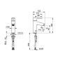 Hansa Vantis - Mitigeur de lavabo, chrome 52372263