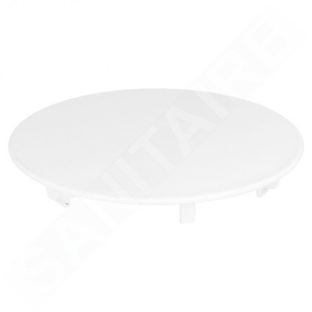 Kaldewei Accessoires - Couvercle de vidange rond KA 90 pour baignoires, émaillé, blanc 687772590001