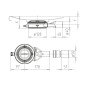Kaldewei Accessoires - Bonde KA 120 Flat pour receveurs de douche, extra plat, sans couvercle 687772510000 Kaldewei Accessoires - Bonde KA 120 Flat pour receveurs de douche, extra plat, sans couvercle 687772510000
