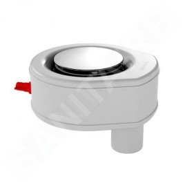 Kaldewei Accessoires - Kit d'écoulement KA 90 pour receveurs de douche, vertical, chromé 687772550999
