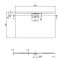 Villeroy & Boch Architectura - Receveur de douche, 1400x900 mm, blanc alpin UDA1490ARA215V-01