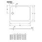 Villeroy & Boch Lifetime Plus - Receveur de douche, 1400x900 mm, Anti-slip, blanc alpin 6223S401