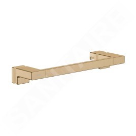 Hansgrohe AddStoris - Poignée pour porte de douche, longueur 400 mm, bronze brossé 41759140