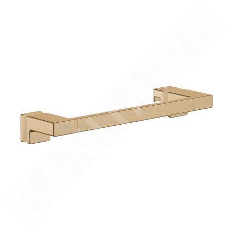 Hansgrohe AddStoris - Poignée pour porte de douche, longueur 400 mm, bronze brossé 41759140