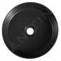 Sapho Lavabos - Vasque à poser, diamètre 360 mm, sans trop-plein, noir mat 10NF65036B Sapho Lavabos - Vasque à poser, diamètre 360 mm, sans trop-plein, noir mat 10NF65036B