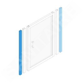 Jika Nion - Profilé d'extension pour parois et portes de douche H2912N80000151