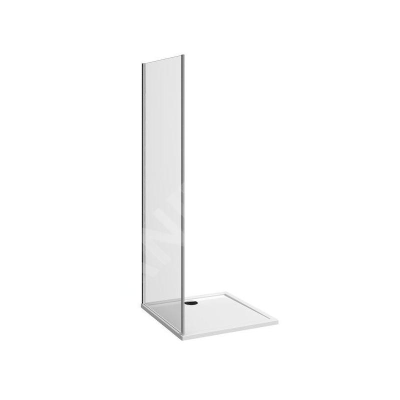 Jika Nion - Paroi de douche fixe, 1000x1950 mm, Jika Perla Glass, argent/verre transparent H2972N30026681