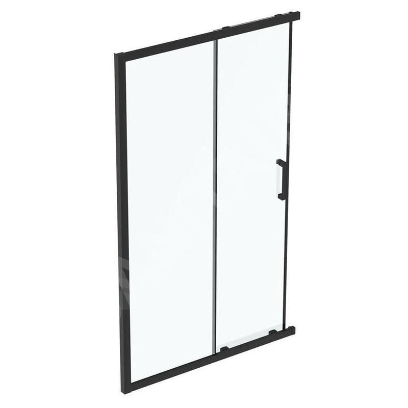 Ideal Standard Connect 2 - Porte de douche coulissante, 2 battants, 1200 mm, noir / verre clair K9264V3 Ideal Standard Connect 2 - Porte de douche coulissante, 2 battants, 1200 mm, noir / verre clair K9264V3