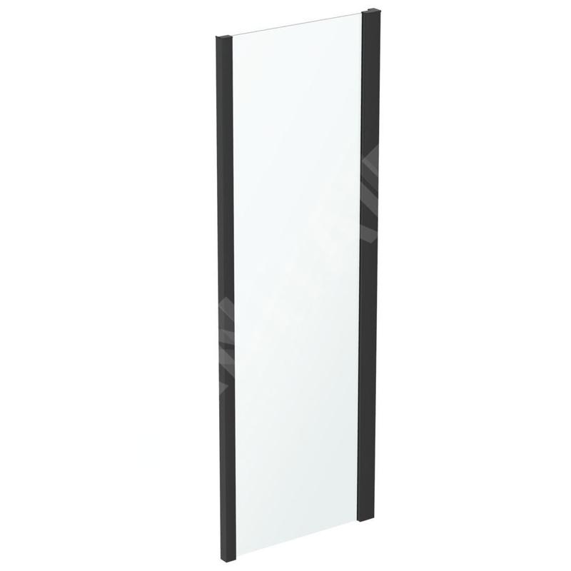Ideal Standard Connect 2 - Paroi latérale fixe 700 mm, noir / verre clair K9297V3