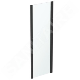 Ideal Standard Connect 2 - Paroi latérale fixe 750 mm, noir / verre clair K9298V3