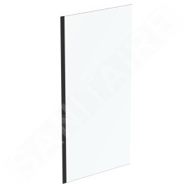 Ideal Standard Connect 2 - Paroi de douche Wetroom 900 mm, noir / verre clair K9377V3