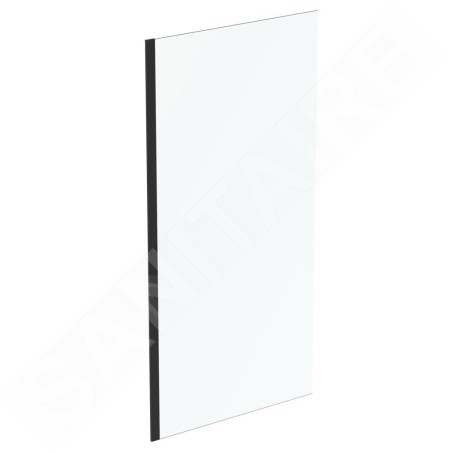 Ideal Standard Connect 2 - Paroi de douche Wetroom 900 mm, noir / verre clair K9377V3