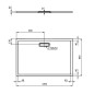 Ideal Standard Ultra Flat New - Receveur de douche 1200x800 mm, blanc mat T4469V1