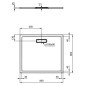Ideal Standard Ultra Flat New - Receveur de douche 800x900 mm, blanc T448101