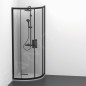 Ideal Standard Ultra Flat New - Receveur de douche, quart de cercle 800x800 mm, blanc mat T4491V1