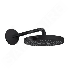 Axor One - Douche de tête 280, bras de douche 380 mm, 1 jet, noir mat 48491670