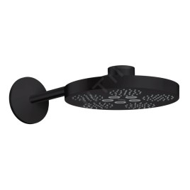 Axor One - Douche de tête 280, bras de douche 380 mm, 2 jets, noir mat 48492670