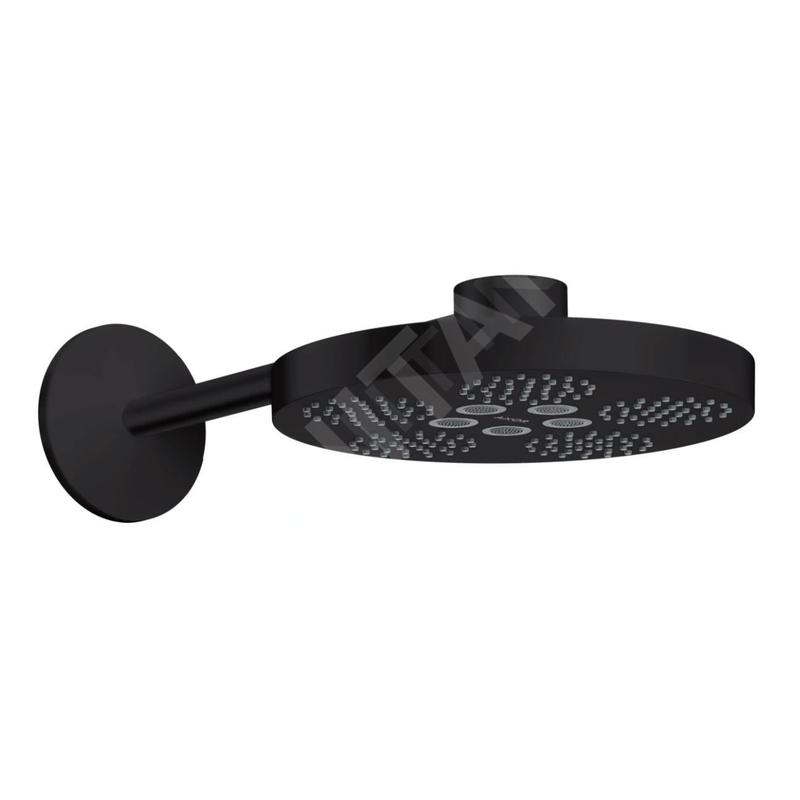 Axor One - Douche de tête 280, bras de douche 380 mm, 2 jets, noir mat 48492670