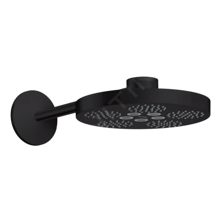 Axor One - Douche de tête 280, bras de douche 380 mm, 2 jets, noir mat 48492670