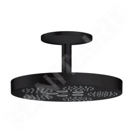 Axor One - Douche de tête 280 avec raccord de plafond, 1 jet, noir mat 48493670