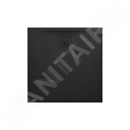 Laufen Pro - Receveur de douche 800x800 mm, noir mat H2109500800001
