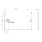 Laufen Pro - Receveur de douche 1000x800 mm, béton gris mat H2109510790001
