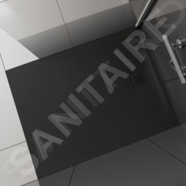 Laufen Pro - Receveur de douche 900x800 mm, noir mat H2149500800001