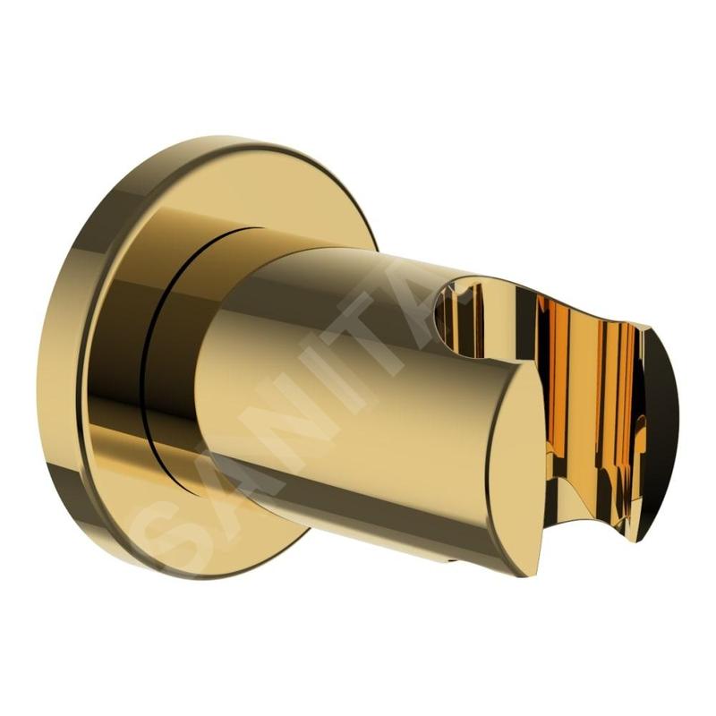 Laufen Accessoires de douche - Support de douche TwinCurve, doré brillant HF504779463000