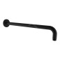 Laufen Accessoires de douche - Bras de douche mural, 420 mm, noir mat HF960109428001