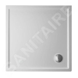 Duravit Starck Slimline - Receveur de douche 1000x1000x50 mm, blanc 720116000000000