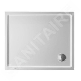 Duravit Starck Slimline - Receveur de douche 900x750x45 mm, Antislip, blanc 720117000000001