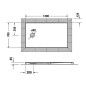 Duravit Tempano - Receveur de douche 1200x700x45 mm, blanc 720196000000000 Duravit Tempano - Receveur de douche 1200x700x45 mm, blanc 720196000000000