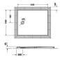 Duravit Tempano - Receveur de douche 1200x1000x45 mm, Antislip, blanc 720199000000001 Duravit Tempano - Receveur de douche 1200x1000x45 mm, Antislip, blanc 720199000000001