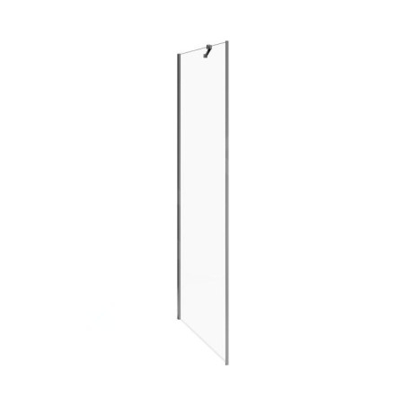 Jika Cubito Pure - Paroi latérale fixe 900 mm, Jika perle Glass, argent/verre transparent H2974220026681